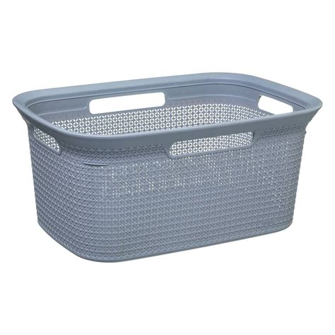 leroy merlin blanc|Cesto de la ropa plegable 45l hugger gris y blanco .